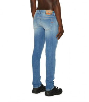Diesel Sleenker 0bmbq -  heren denim strak model die Indigoblauw - 31-32