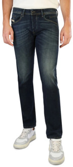Diesel Slim-fit Heren Jeans met Klieke Knoopsluiting Diesel , Blue , Heren - W27