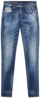 Diesel Slim-fit Jeans Diesel , Blue , Heren - W32