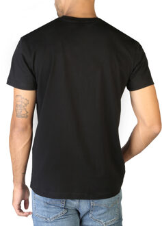 Diesel Slim Fit Logo Applique T-shirt Diesel , Black , Heren - XS