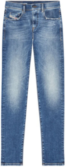 Diesel Slim Fit Medium Blue Wash Jeans Diesel , Blue , Heren - W33 L34,W32 L34,W31 L32,W36 L34,W32 L32,W30 L34,W31 L34,W34 L32,W33 L32