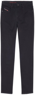 Diesel Slim Zwart Denim Jeans Diesel , Black , Heren - W33,W34,W30,W31,W32,W36