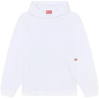 Diesel Stijlvolle hoodie voor mannen Diesel , White , Heren - Xl,L,M