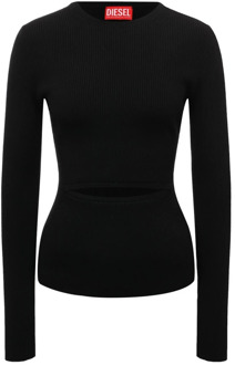Diesel Stijlvolle Sweaters voor Mannen en Vrouwen Diesel , Black , Dames