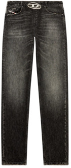Diesel Street Style Straight Jeans Diesel , Gray , Heren - W40,W28,W31,W29,W32,W33,W38,W36,W30,W34