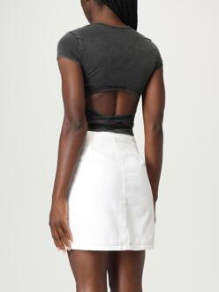 Diesel Strik Taille T-shirt Donkergrijs