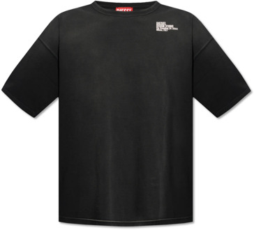 Diesel T-Boxt-N7 T-shirt Diesel , Black , Heren - 2Xl,Xl,L,M,S
