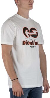 Diesel T-Shirt Diesel T-Just E18 Wit