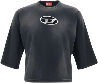 Diesel T-Shirts Diesel , Black , Heren - M,S