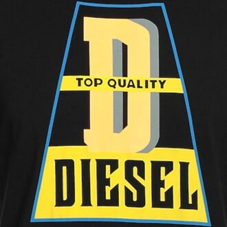 Diesel topkwaliteit logo zwart T-shirt