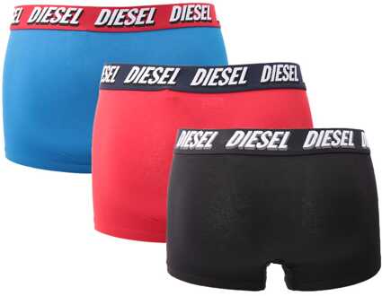 Diesel Umbx-Damien boxershorts voor heren, set van 3 - maat M Veelkleurig