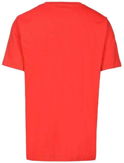 Diesel Unisex 1976 Varsity Logo T-shirt voor volwassenen (Rood) - XL