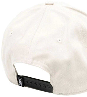 Diesel Unisex Adult Patch Logo Baseball Cap (Wit)
