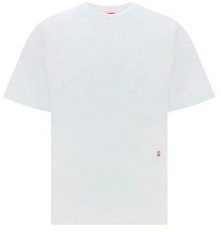 Diesel Unisex Graffiti Logo T-shirt voor volwassenen (Wit) - maat M
