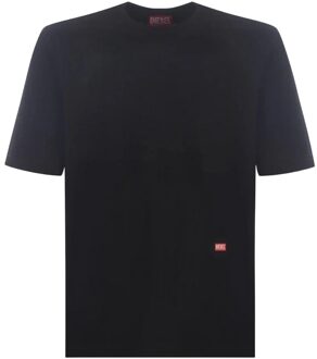 Diesel Unisex Graffiti Logo T-shirt voor volwassenen (Zwart) - maat M