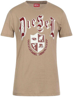 Diesel Unisex Volwassen Middeleeuwse T-Shirt (Beige)