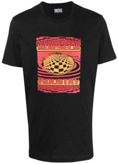Diesel Unisex Volwassenen Industrieel T-Shirt (Zwart)