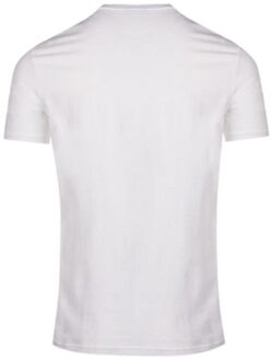 Diesel Unisex Volwassenen Power Station Logo T-shirt (Wit/Rood) - maat