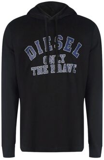 Diesel Unisex Volwassenen The Brave Logo Hoodie (Zwart)