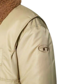 Diesel W-carlo-nw Tidal Foam Cream Jacket Crème