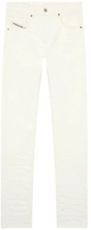 Diesel Witte Straight Jeans voor Mannen Diesel , White , Heren - W30,W32,W34,W31