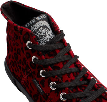 Diesel YKK-301 Sneakers met hoge bovenzijde voor dames - maat EU 36.5 / UK 3.5 Rood