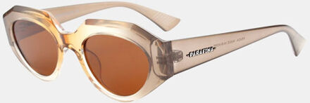 Dieserto Grey Caramel Gradient Zonnebril Dames Bruin - One size