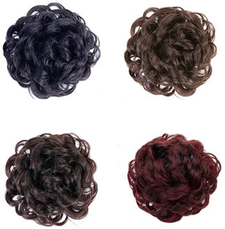 Difei Difei Synthetische Chignon Donut Chignon Klauwen Clip-In Haar Hairbun Haaraccessoires Haar Broodje Uitbreiding Voor Vrouwen 4/30HL