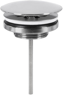 Differnz Afvoerplug Chroom – Always open - Ø 72 mm – met schroef