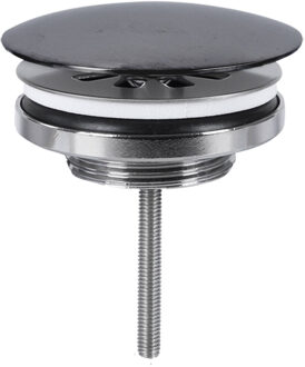 Differnz Afvoerplug Gun Metal – Always open - Ø 72 mm – met schroef