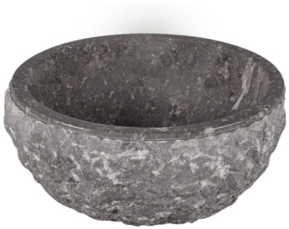 Differnz ASTI Waskom - 38cm - gepolijst natuursteen - grijs 36.102.45 Grijs gepolijst