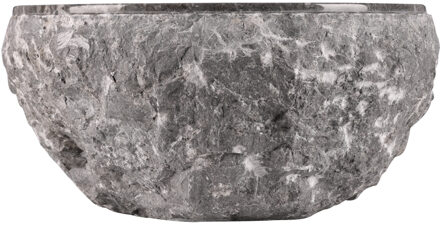 Differnz ASTI Waskom - 38cm - gepolijst natuursteen - grijs 36.102.45 Grijs gepolijst