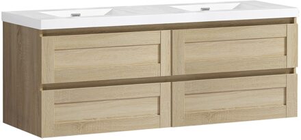 Differnz Badkamermeubel Differnz Reno FSC 119.5x45.5x55 cm Eiken