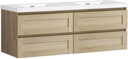 Differnz Badkamermeubel Differnz Reno FSC 119.5x45.5x55 cm Eiken