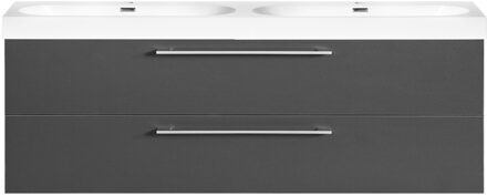 Differnz Badkamermeubelset Differnz Somero Met Keramiek Wastafel 120 cm Antraciet