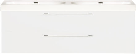 Differnz Badkamermeubelset Differnz Somero Met Keramiek Wastafel 120 cm Hoogglans Wit