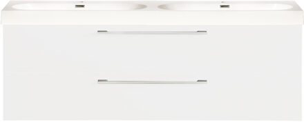 Differnz Badkamermeubelset Differnz Somero Met Keramiek Wastafel 120 cm Hoogglans Wit