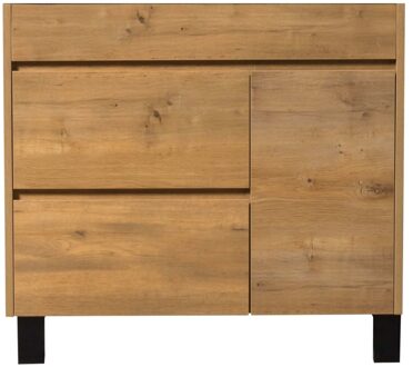 Differnz Badmeubelkast Differnz Sofi 80 Licht Eiken Differnz