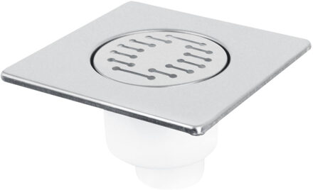 Differnz Basic - Doucheput onderuitlaat - Mat - 15 x 15 cm