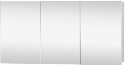 Differnz Brida spiegelkast 50x100x15cm 3 deuren wit