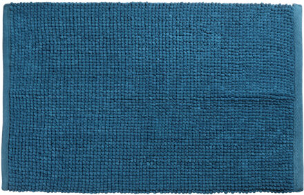 Differnz Candore badmat, geschikt voor vloerverwarming - 100% microfiber - Petrol - 50 x 80 cm