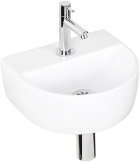 Differnz Demi fonteinset inclusief kraan, wit