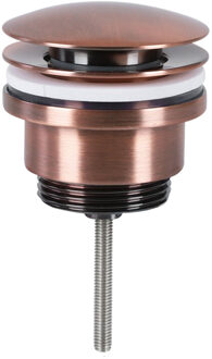 Differnz Design Afvoerplug Rood Koper - Pop-up - Ø 63mm – Mix & Match - Kleine schroef