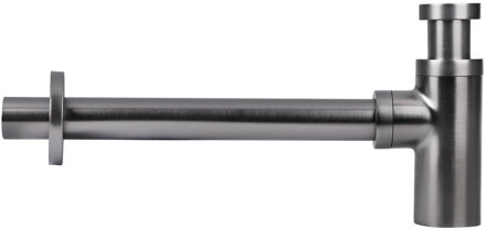 Differnz Design Sifon Mat Goud – Sifon Wastafel – Mix&Match Fonteinsifon - Inclusief Muurbuis