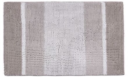 Differnz Fading badmat geschikt voor vloerverwarming - 100% microfiber - Taupe - 60 x 90 cm