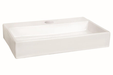 Differnz Fontein Differnz Flat Rechthoek 38x24x7cm Keramiek Wit