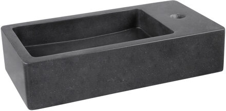 Differnz Fontein Differnz Hura I 40x22 cm Basaltsteen Bombai Black Zwart