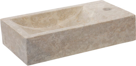 Differnz Fontein Differnz Hura L Marmer 40x22x9 Cm Crème