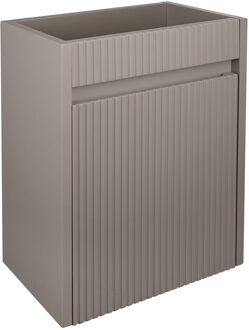 Differnz Fonteinkast Differenz Hura L Links/Rechts 40 cm Met Ribbel Grijs Differnz