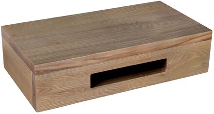 Differnz Fonteinplank Differnz Hout 40x25x10 cm Bruin Eiken Differnz